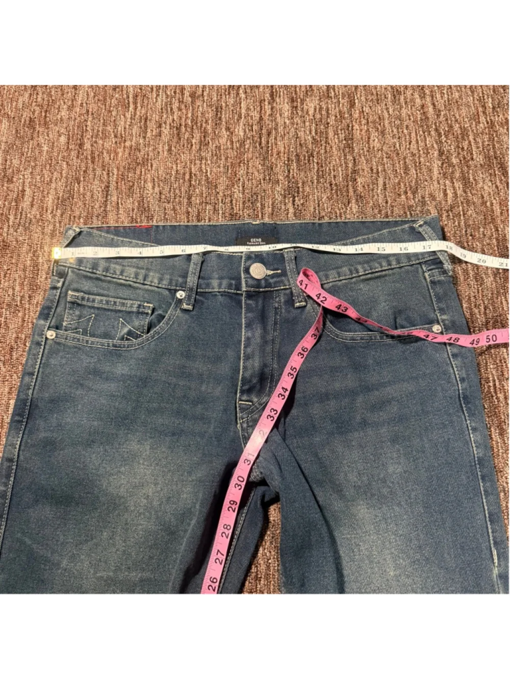 True Religion Geno Relaxed Slim Jeans Men’s Waist 32 Blue wash